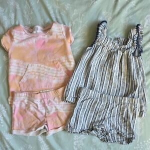 Carter's Pink and Blue Kids Matching Sets